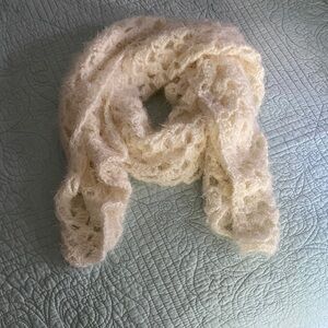 Chic Cream Lace Wrap